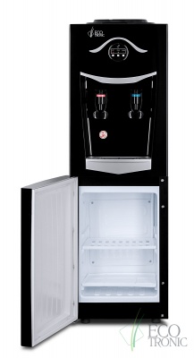 ECOTRONIC K21-LF black/silver Напольный кулер с холодильником