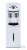 ECOTRONIC K21-LF white/black Напольный кулер с холодильником